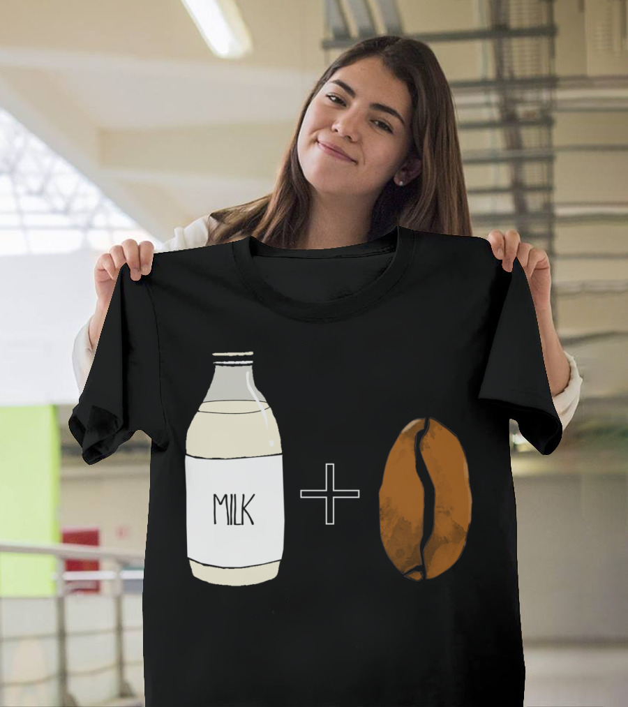Milk + Coffee Bean T-Shirt