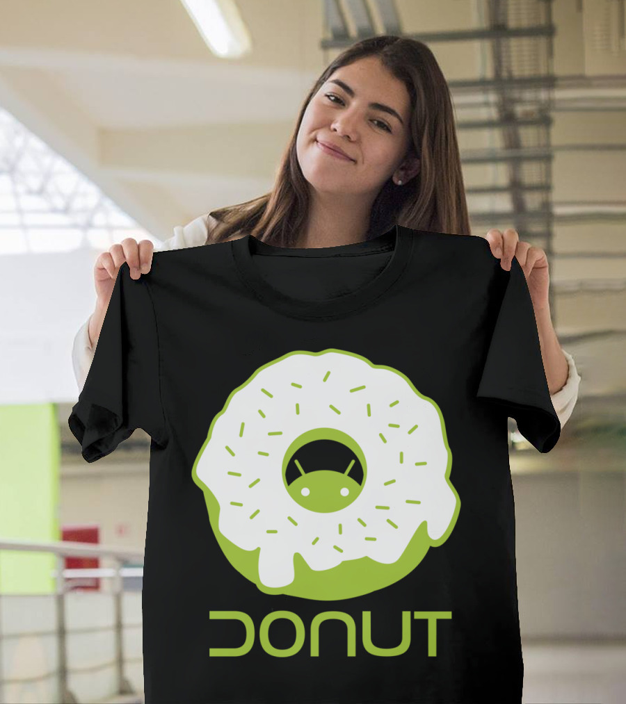 Droid Donut Android Logo Fusion T-Shirt