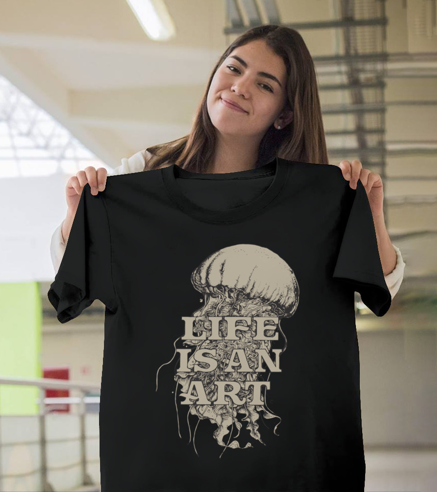 LIFE IS AN ART Jellyfish T-Shirt