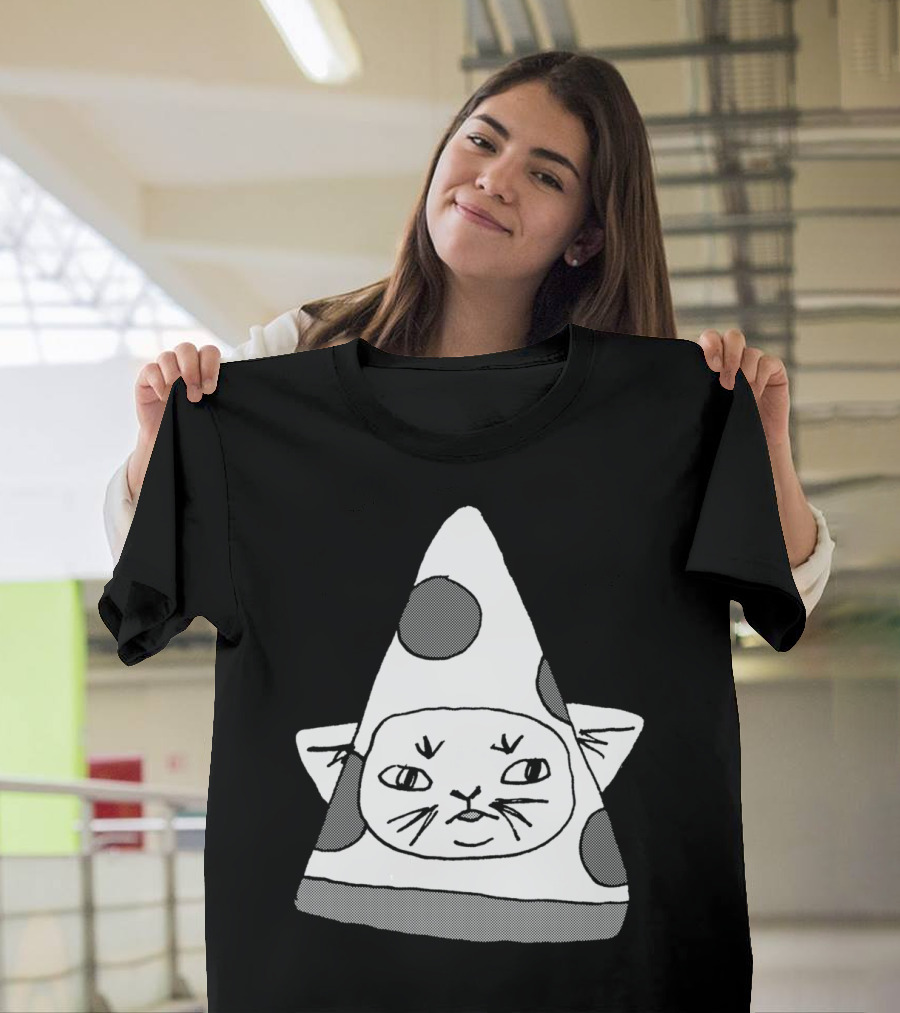 PizzaCat Cone Face By Ninners T-Shirt