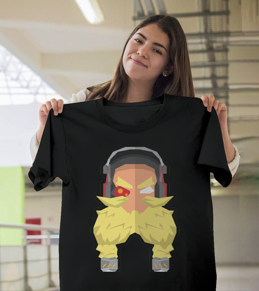 The Ultimate Builder Torbjörn Iconic Overwatch Character Pixel T-Shirt