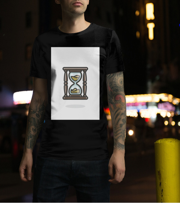 Hourglass By Raff Timeless Sand Timer T-Shirt