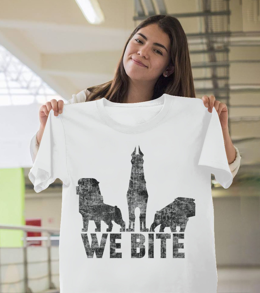 We Bite Detroit Football Lions Tigers Pistons Iconic T-Shirt