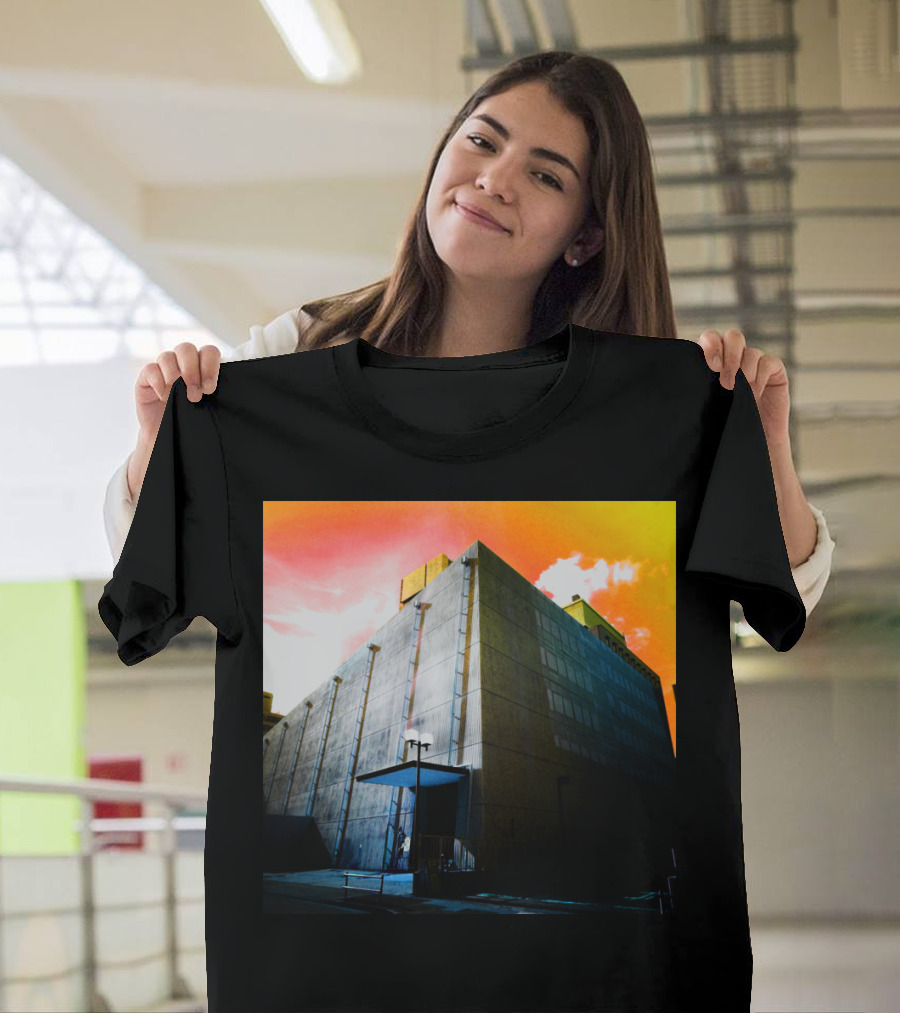 Welcome To Wonderland By Ete Surreal Urban Sunset Building T-Shirt