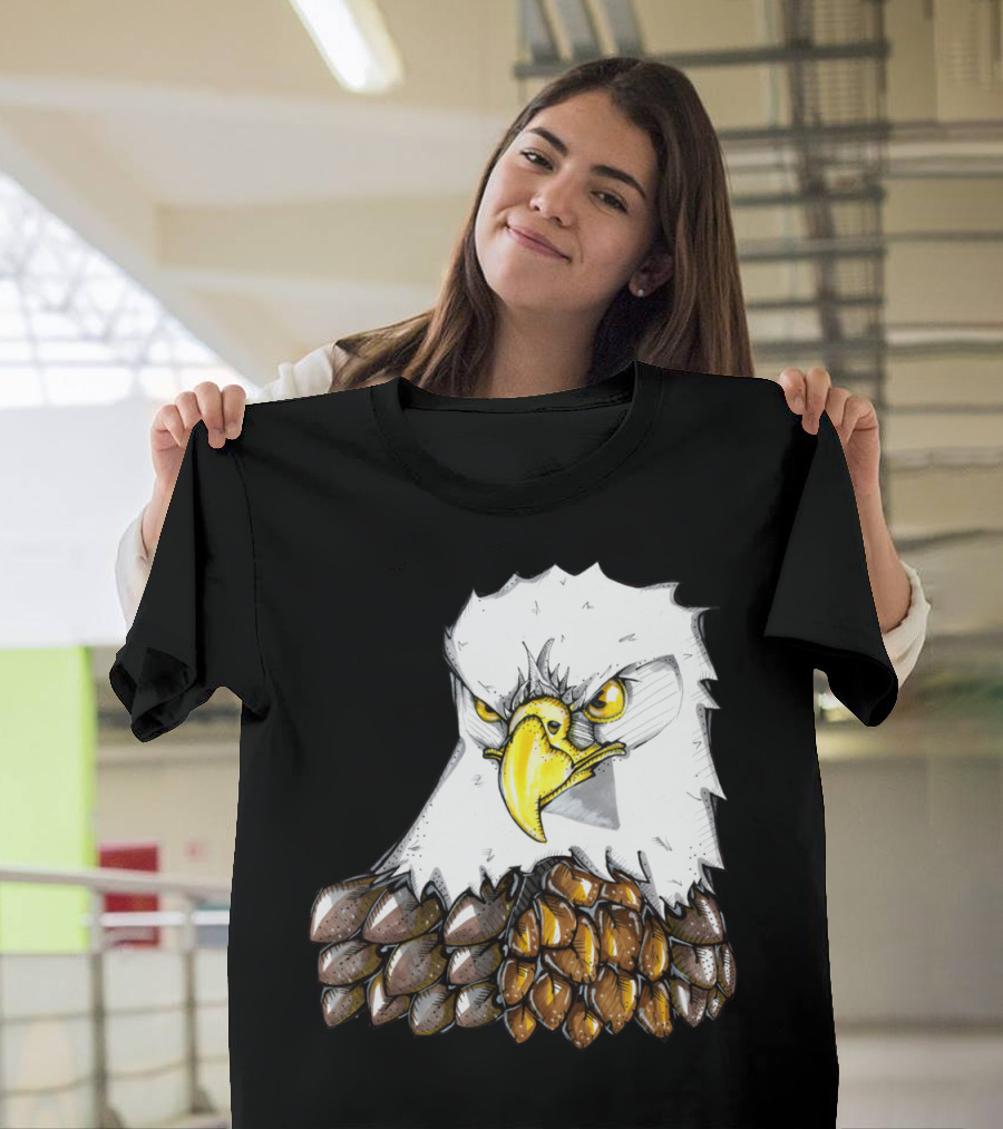 Maverick The Bald Eagle Bold Fierce Artistic T-Shirt