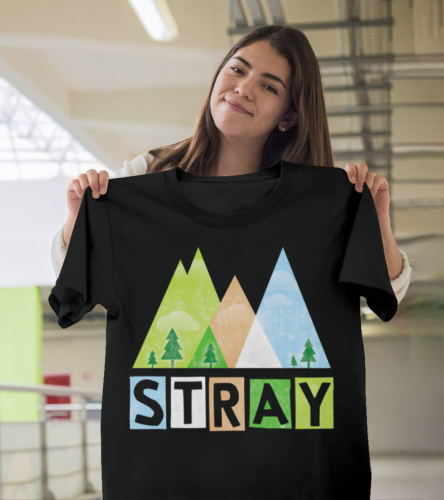 STRAY Mountain Trees Adventure T-Shirt
