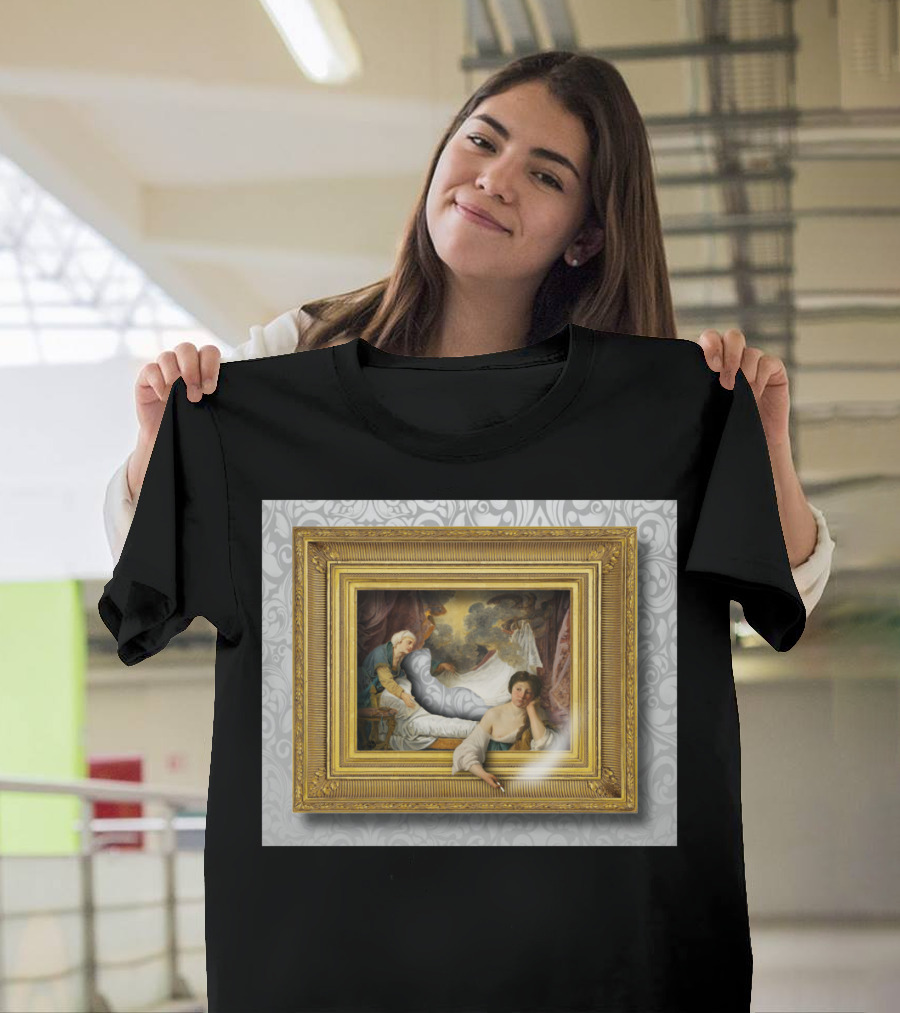 Screw Leda and the Swan Renaissance Art Framed Homage T-Shirt