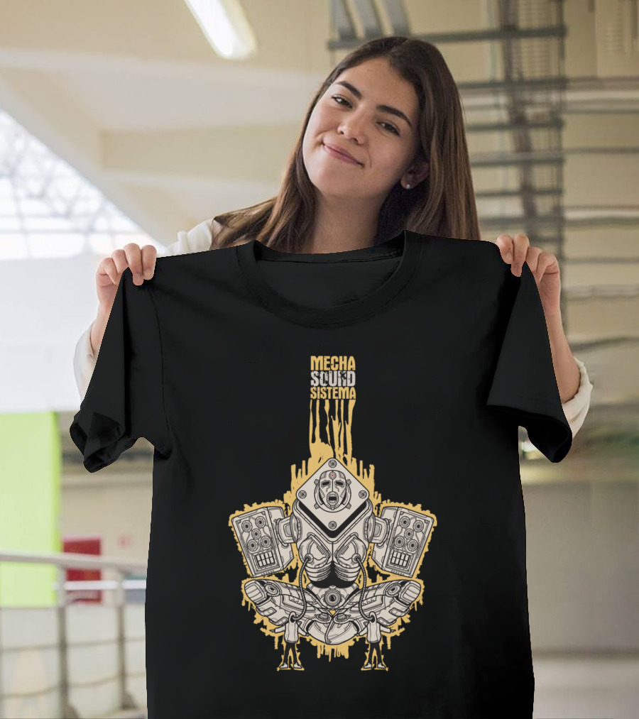 Mecha Sound Sistema Robot Speaker Fusion T-Shirt