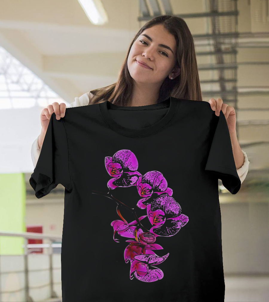 Phalaenopsis Purple Orchid Blossoms T-Shirt