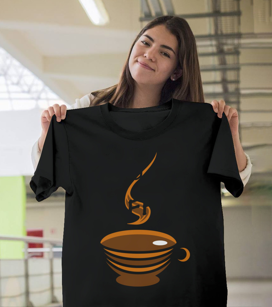 I Need More Coffee with Steaming Cup T-Shirt