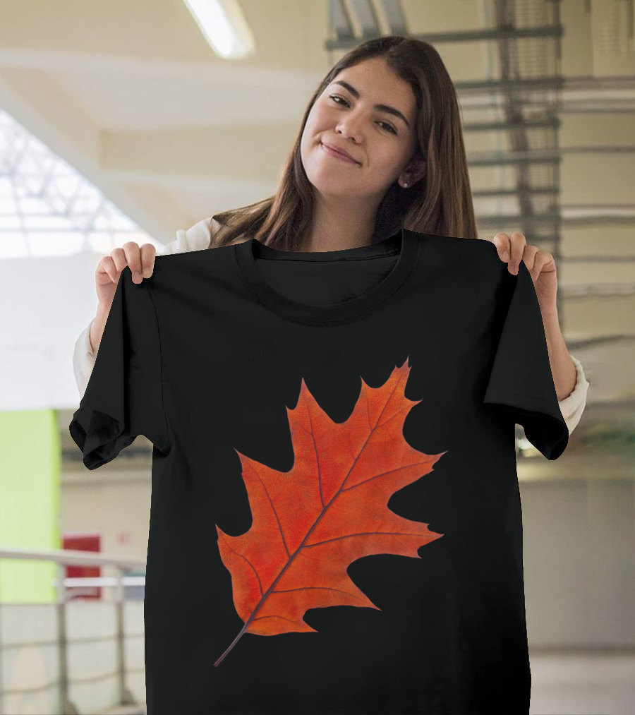 Red Oak Leaf Autumn Sti T-Shirt