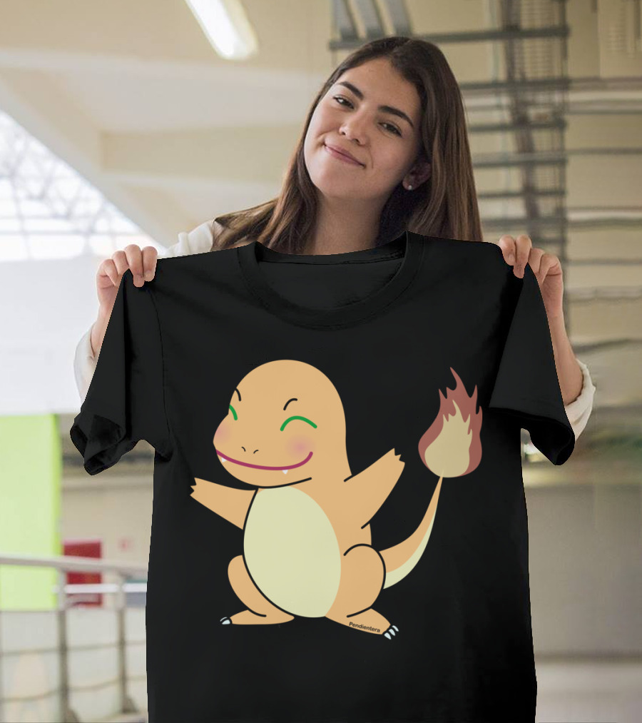 Cute Chaman Der Happy Fire Tail Creature T-Shirt