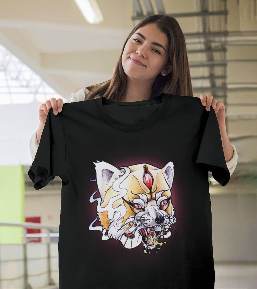 Wild Chimera Fantasy Red Panda Triclops T-Shirt
