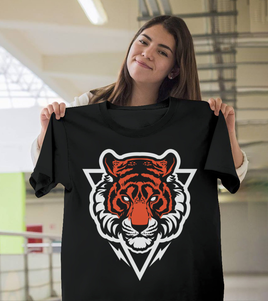 Tiger Head Triangle T-Shirt