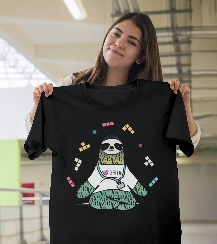 Love Game Sloth Yoga Pose T-Shirt
