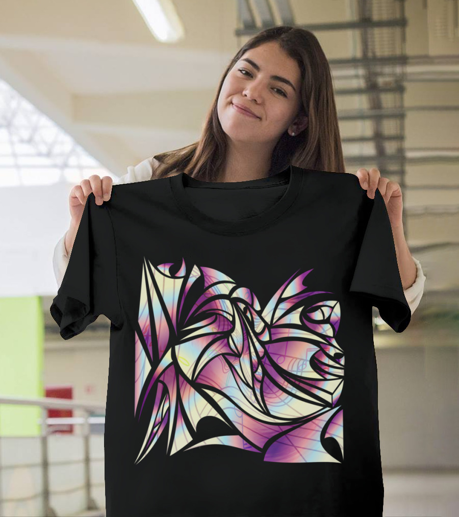 Melody Abstract Colorful Geometric T-Shirt
