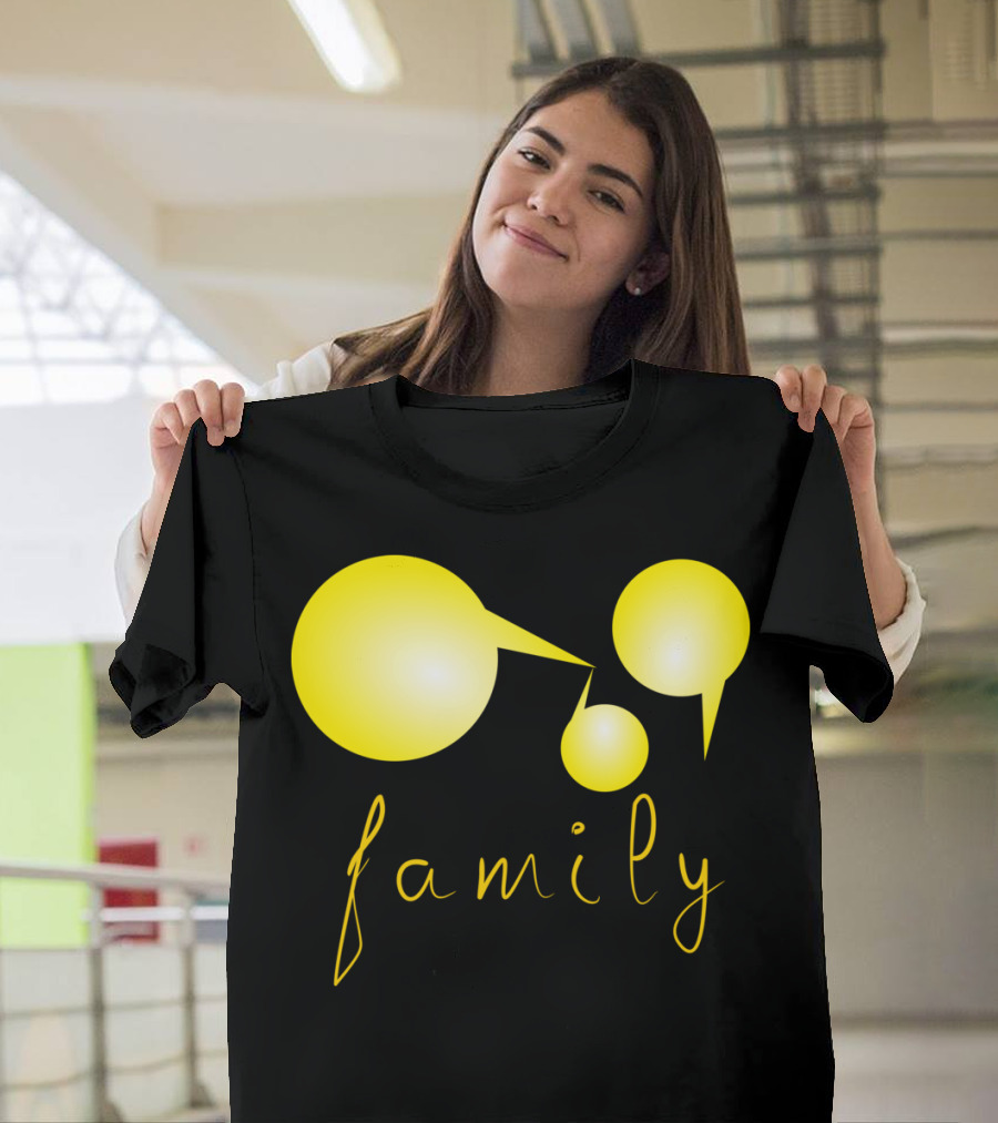 Family Dad Mom And Me This Is Our Family T-Shirt