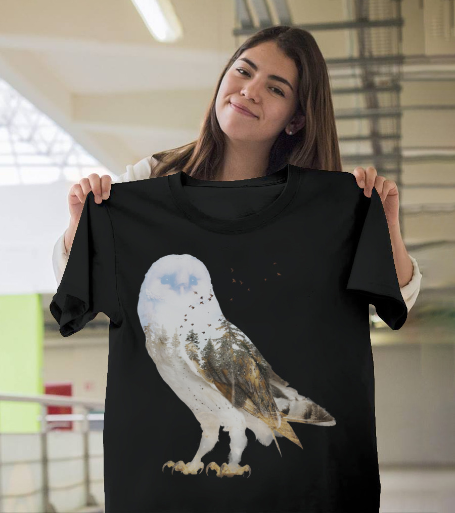 Owl Seeing Double Forest T-Shirt