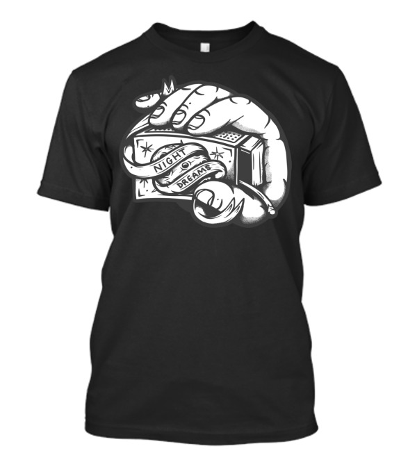 Night Dreams Swirling Matchbox Hand T-Shirt