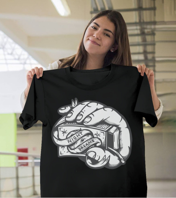 Night Dreams Swirling Matchbox Hand T-Shirt