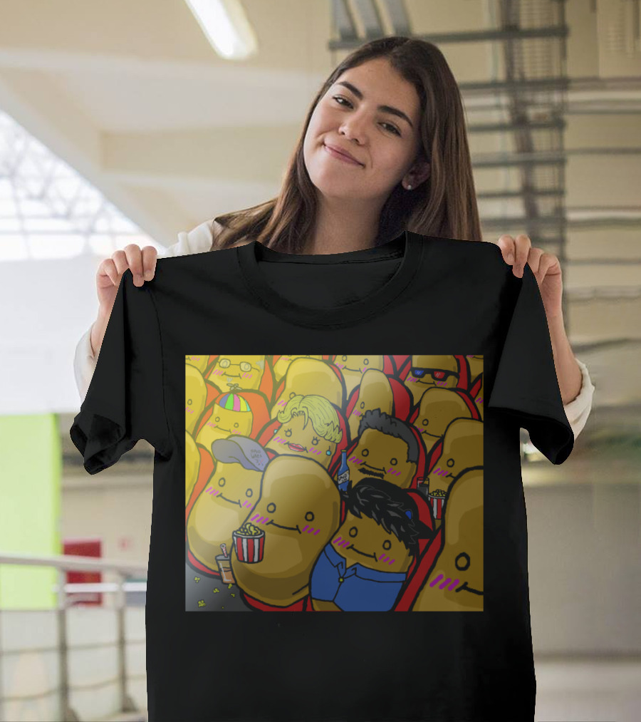 Potato Theater Popcorn Audience T-Shirt