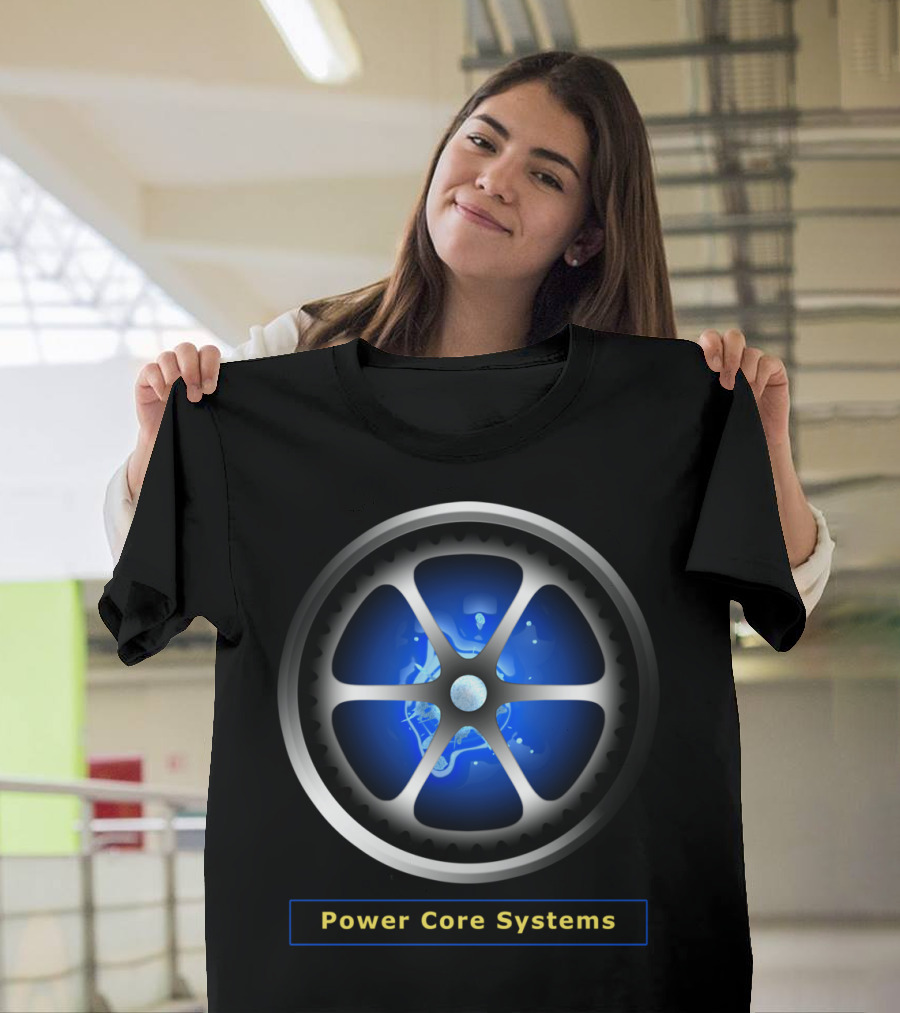 Power Core Systems Energy Wheel Technology T-Shirt