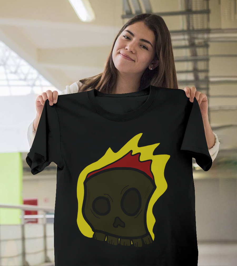 Fire Skull Flames T-Shirt
