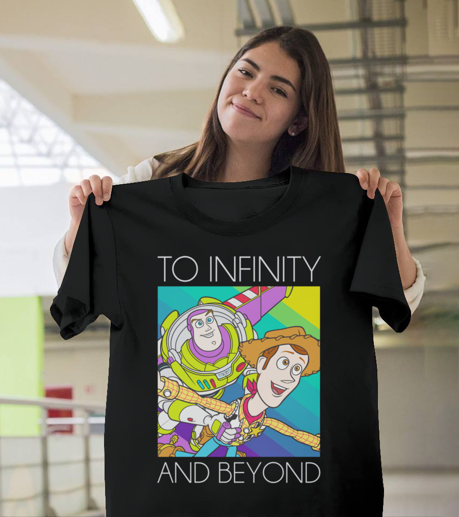 To Infinity And Beyond Rainbow Adventure Buzz Woody T-Shirt