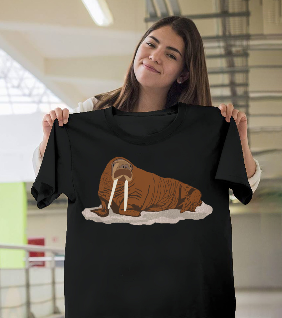 Pacific Walrus Lying on Ice T-Shirt
