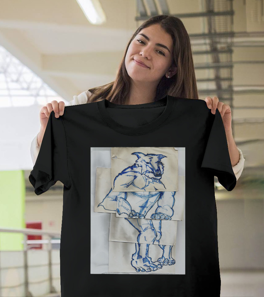 Wolf Pieces Hh5art Transformation Sketch Series T-Shirt