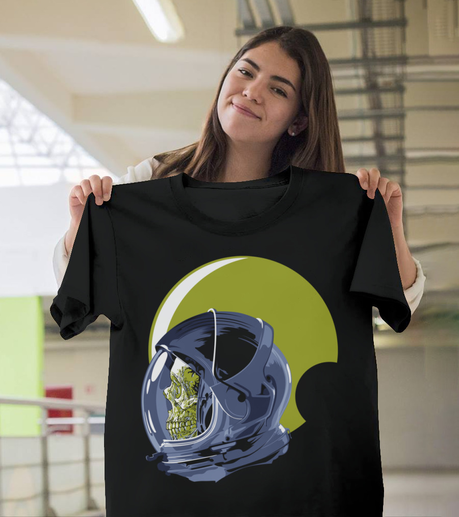 Lost In The Space Skull Astronaut Helmet T-Shirt