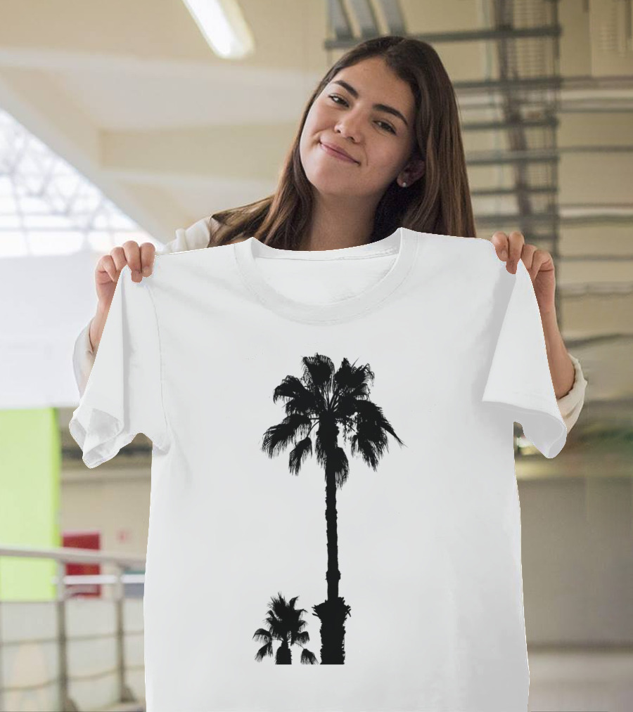 Palm Trees Vertical Night T-Shirt