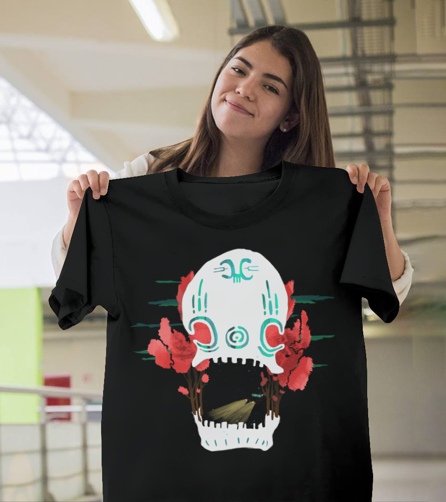Traveler Skull Forest Road Adventure T-Shirt