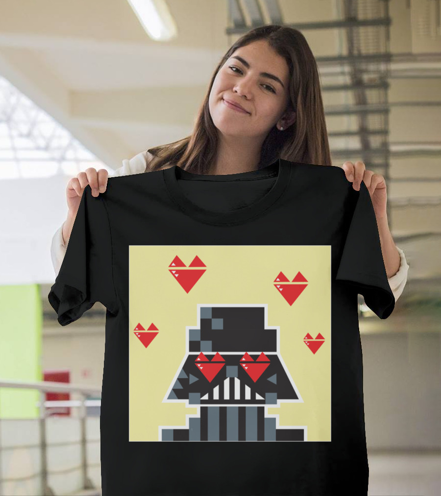 Sith Love Pixel Art Hearts T-Shirt