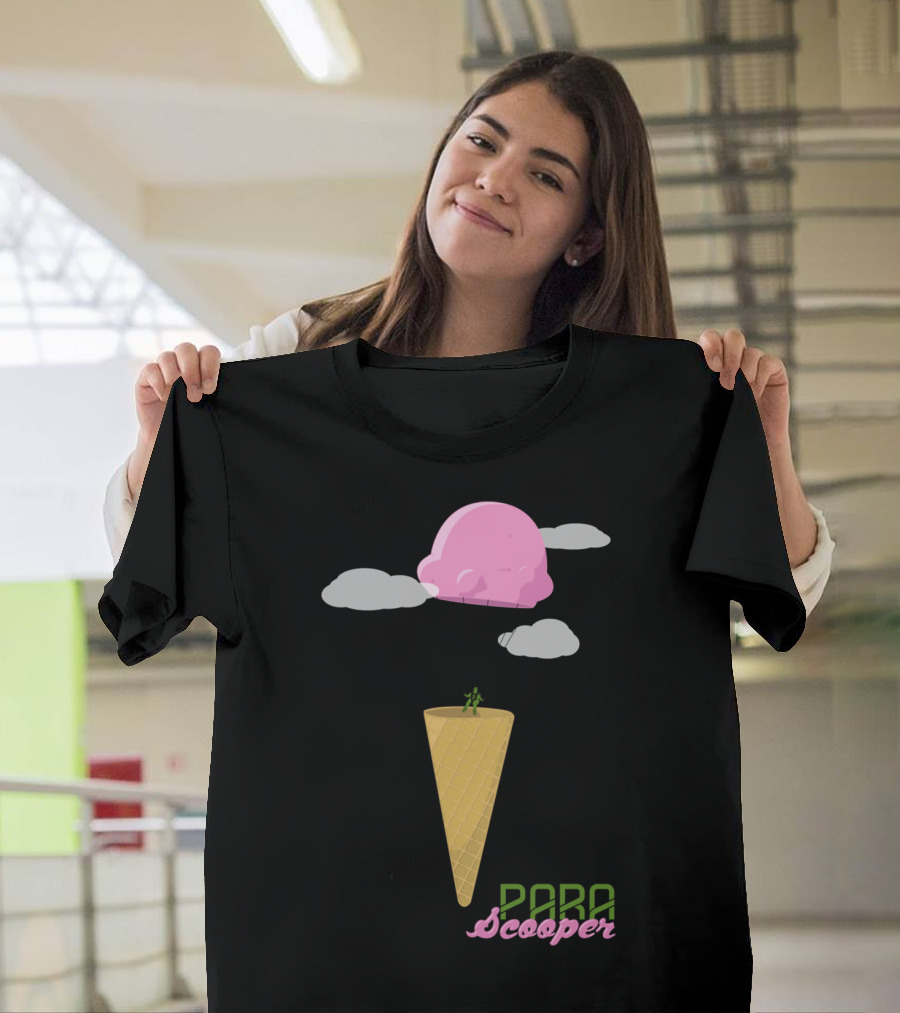 PARA Scooper Ice Cream Parachuting Delight T-Shirt