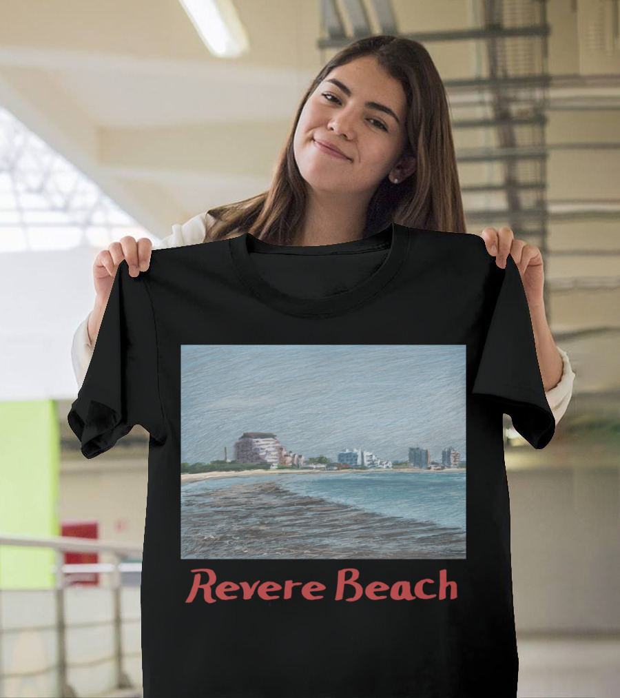 Revere Beach Scenic Coastal View T-Shirt
