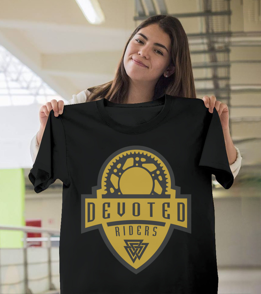 Devoted Riders Gear Emblem with Gear T-Shirt
