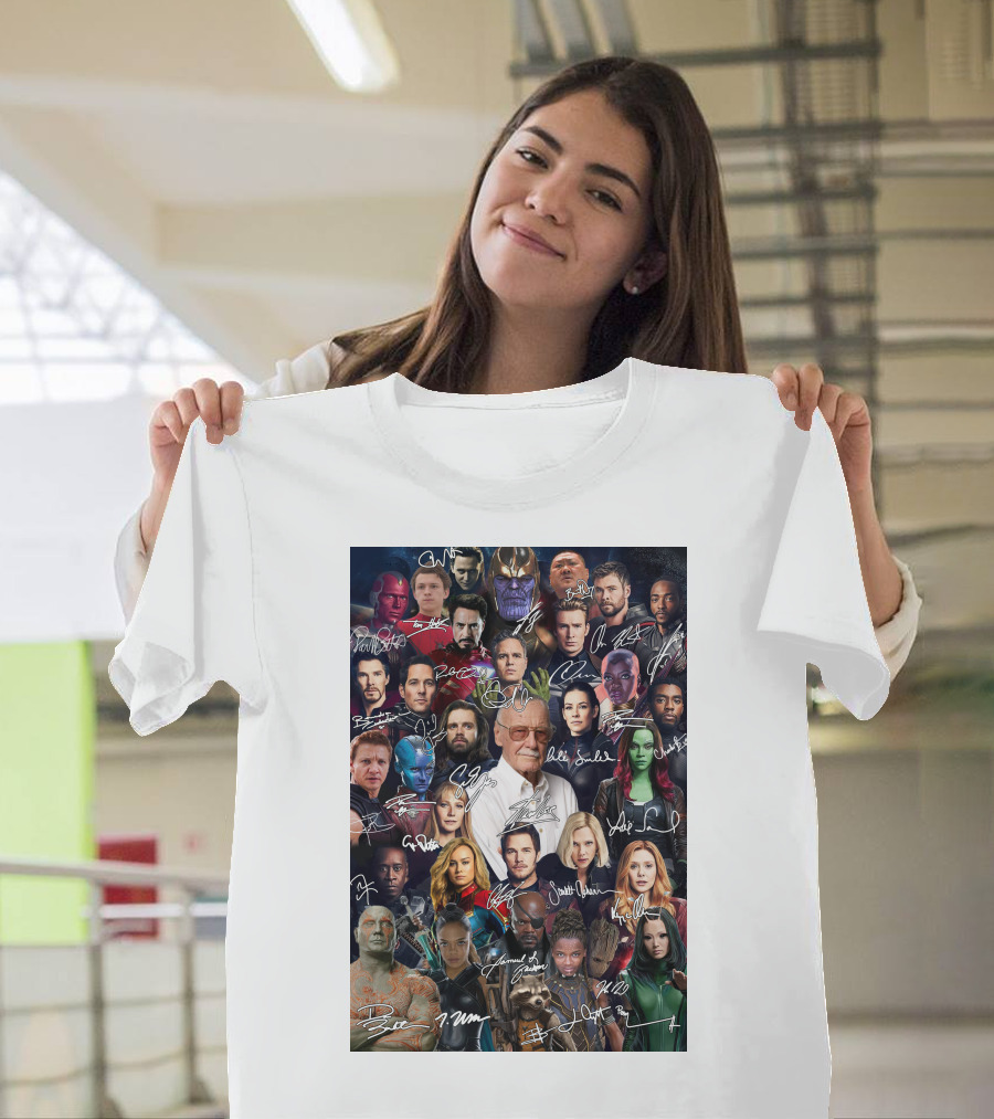MV 001 Marvel Cinematic Universe Collage T-Shirt