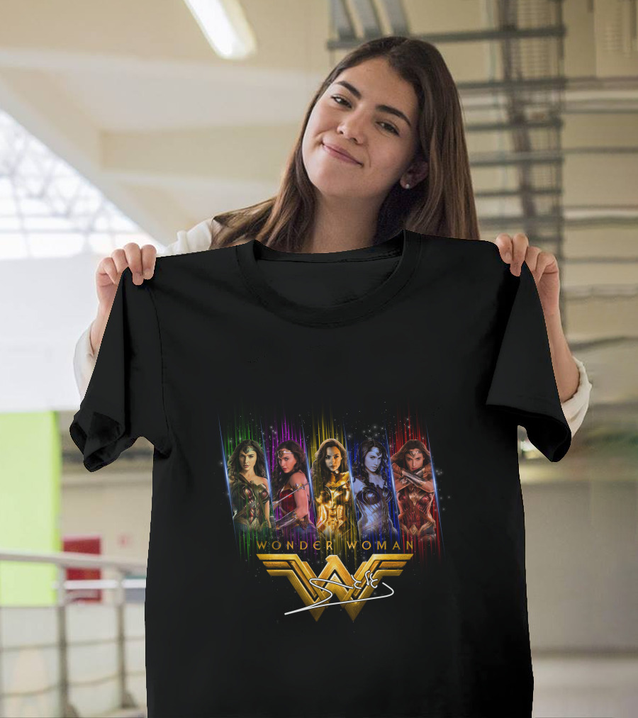 Wonder Woman Multicolor Evolution WW 022 T-Shirt