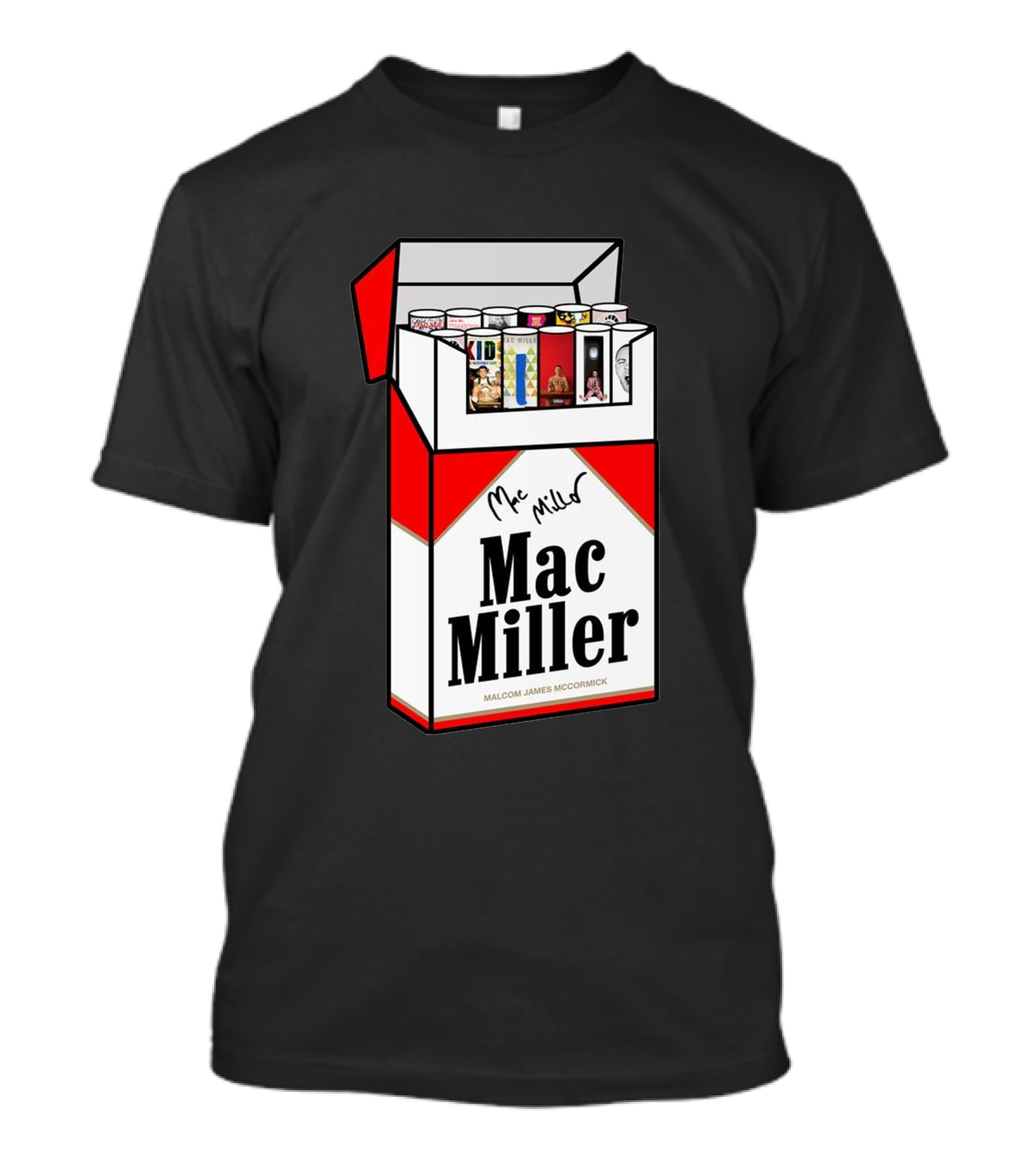 Mac Miller Malcolm James Mccormick Album Pack T-Shirt