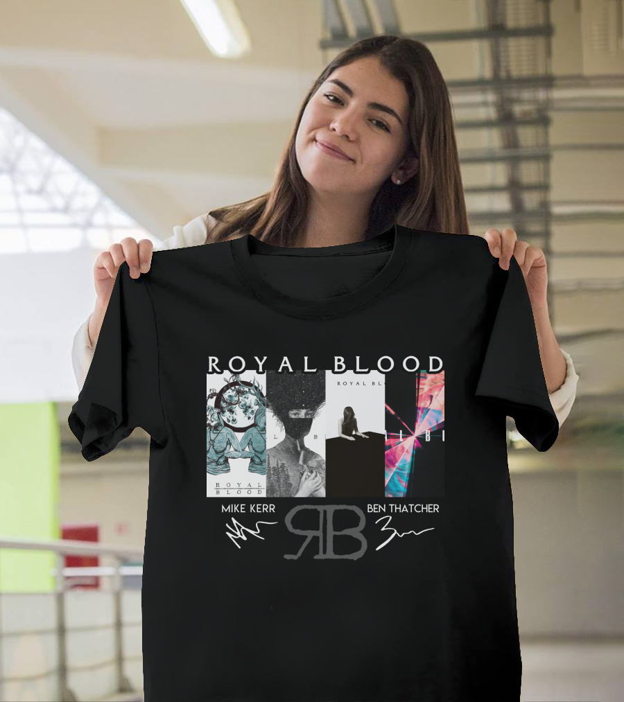 Royal Blood Mike Kerr Ben Thatcher Rb Signatures T-Shirt