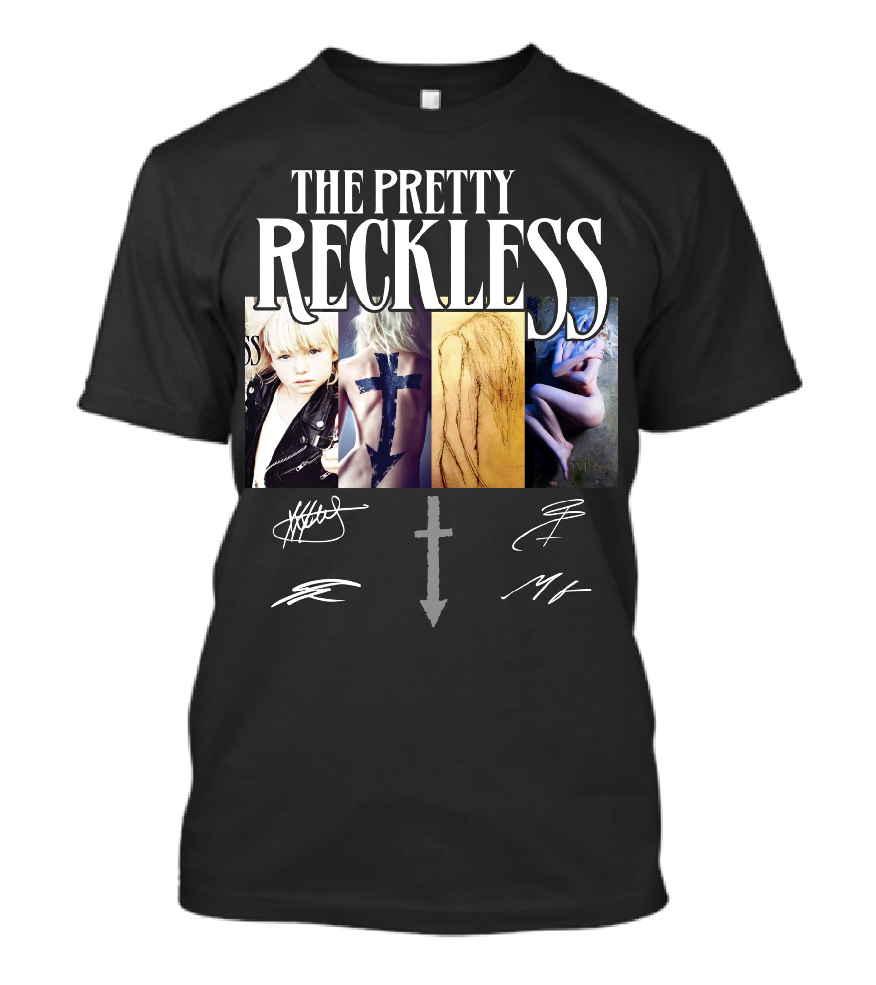 The Pretty Reckless Signed Cross Art Collection T-Shirt