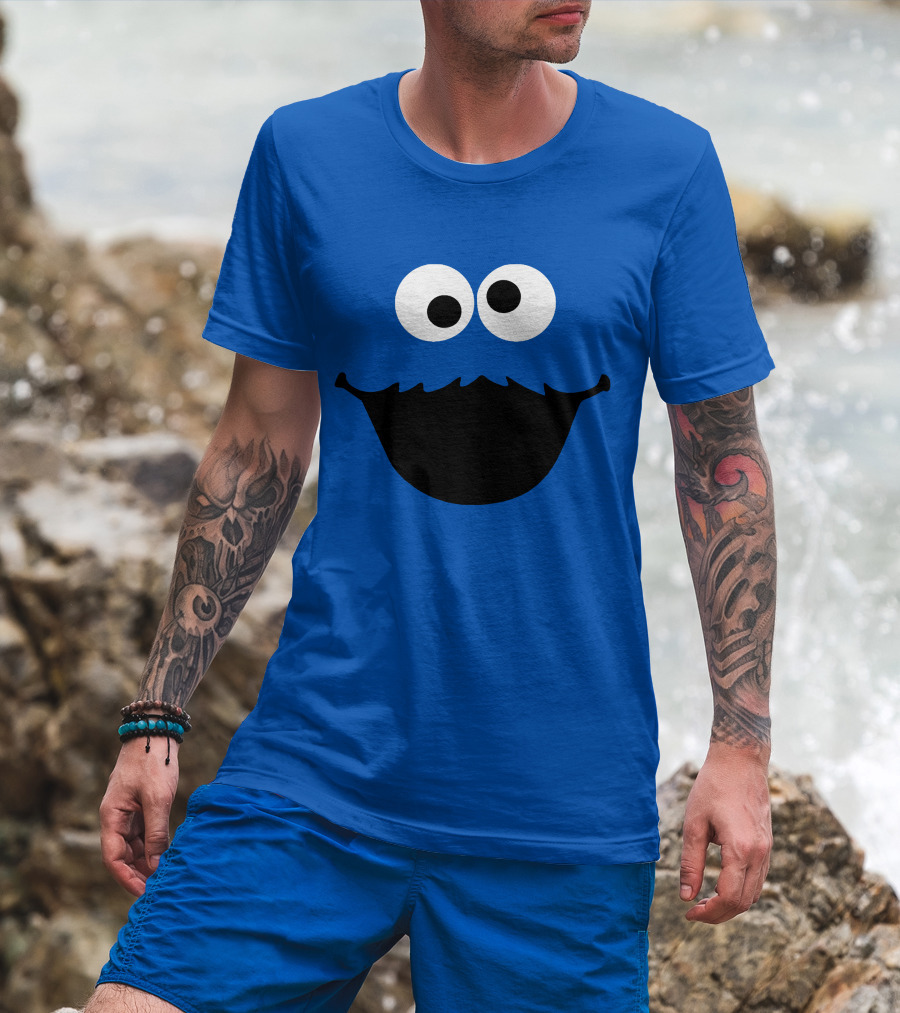 Cookie Monster Face T-Shirt