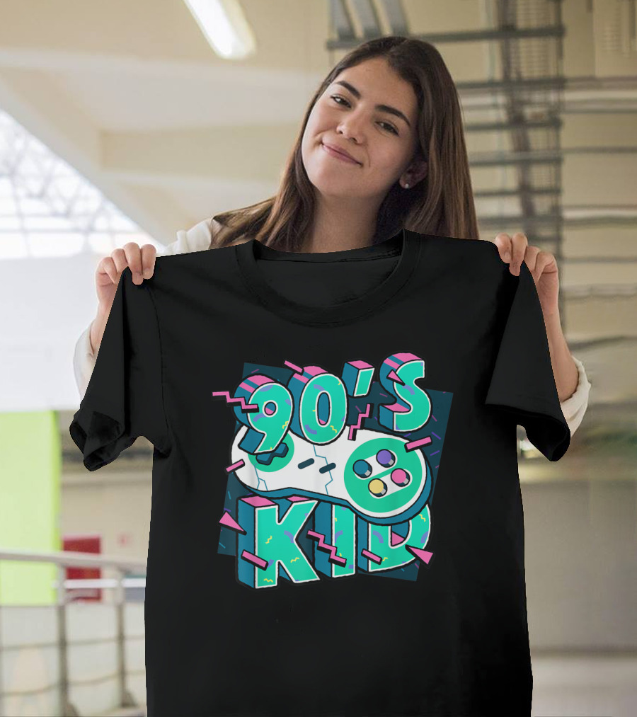90S Kid Video Gaming Retro Controller T-Shirt