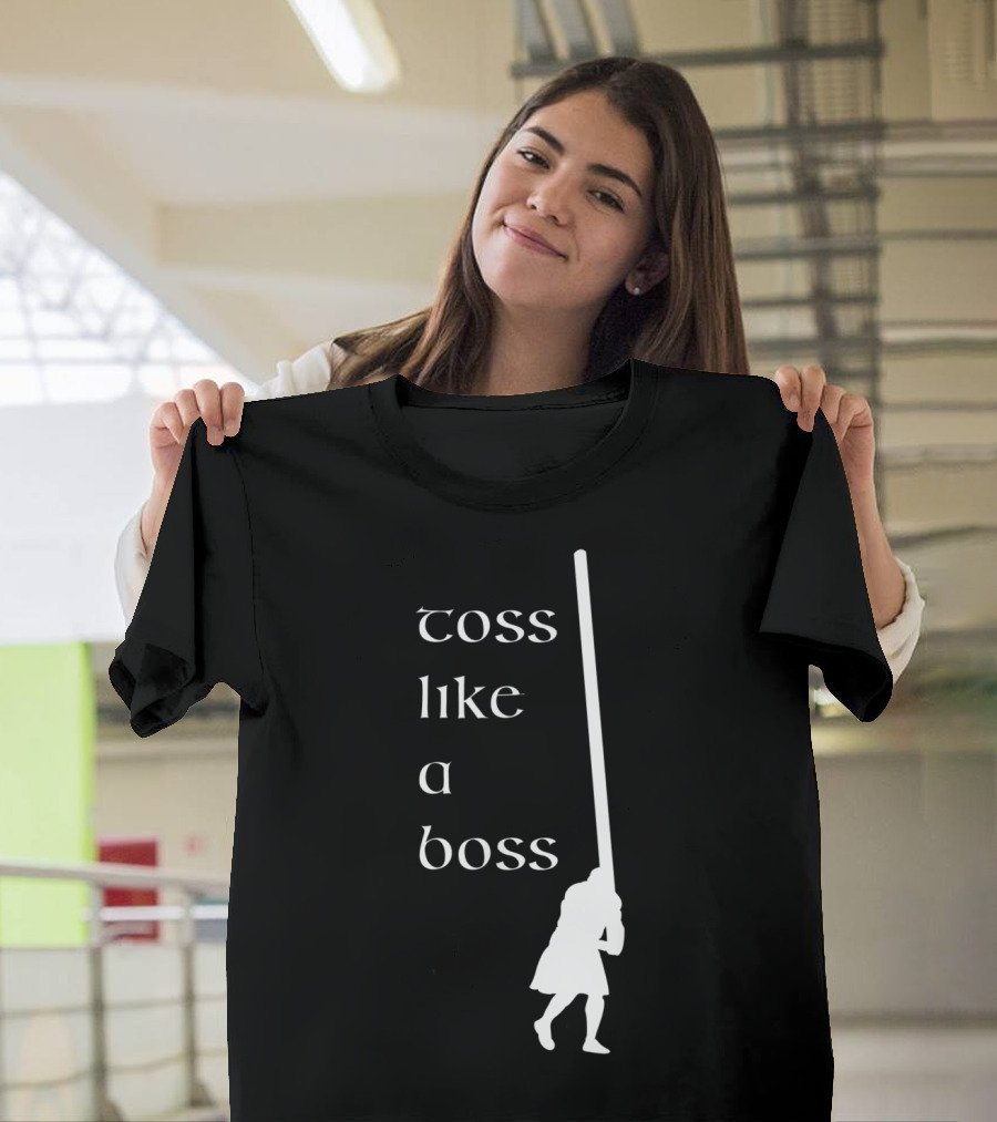 Mens Highland Games Toss Like A Boss Caber T-Shirt