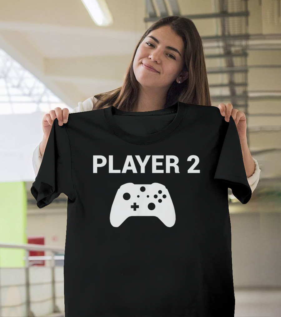 Player 2 Video Game Controller Costume Gamer T-Shirt