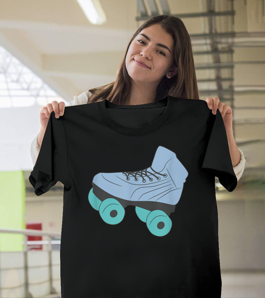 Roller Skates 1980S 90S Hip Hop Punk Pop T-Shirt