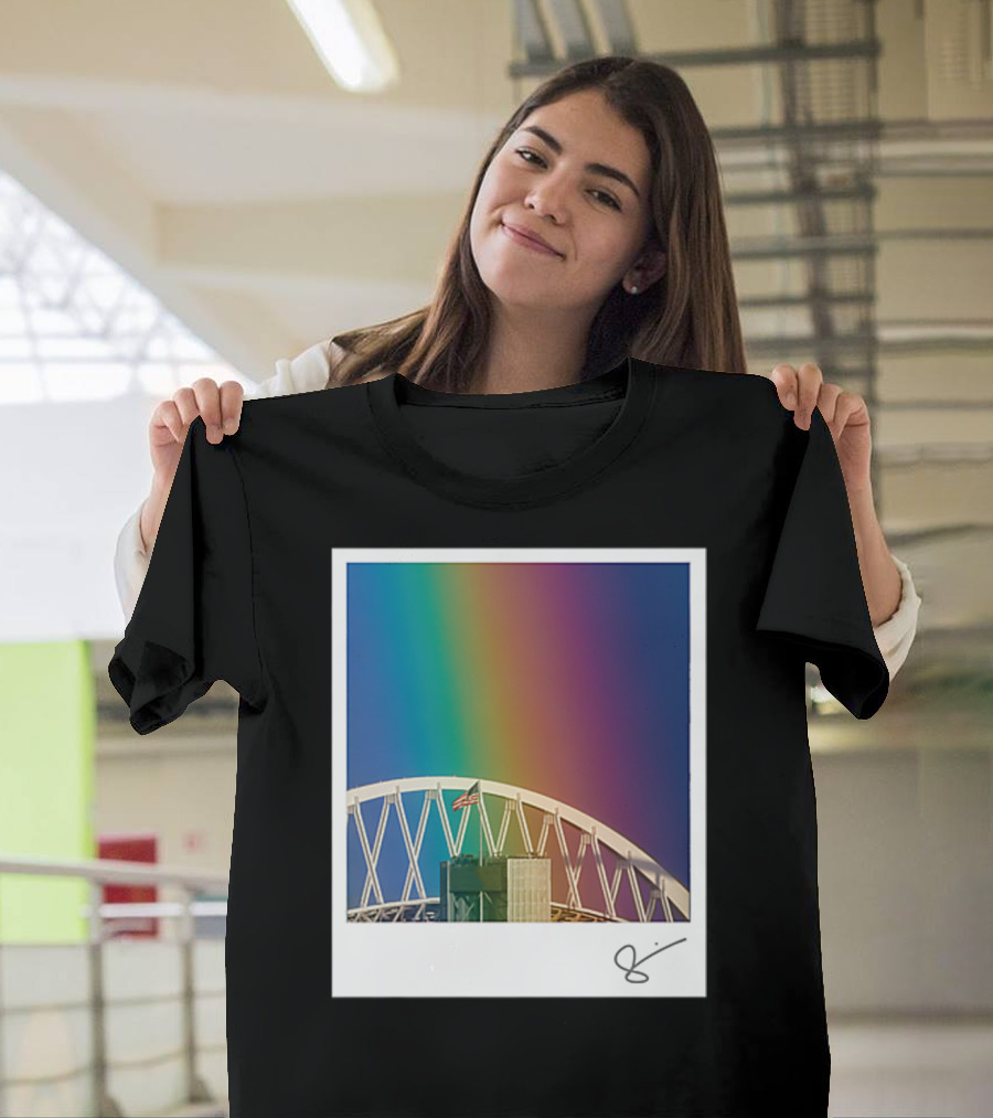Seattle Pride Rainbow Over Stadium T-Shirt