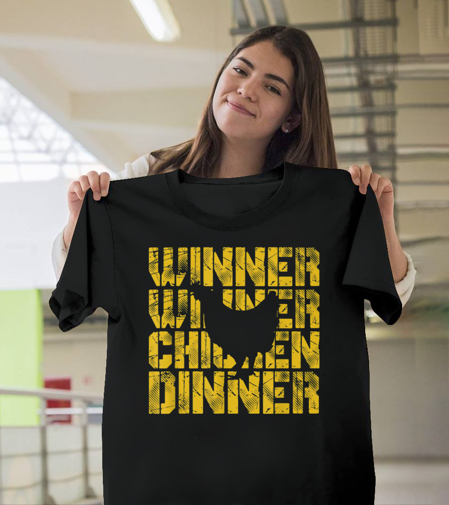 Winner Winner Chicken Dinner Gamer Phrase T-Shirt