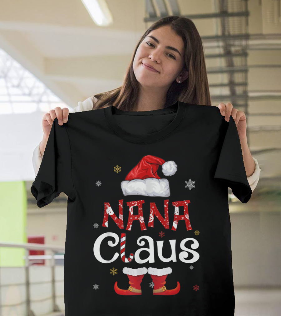 NANA CLAUS FUNNY SANTA MERRY T-Shirt